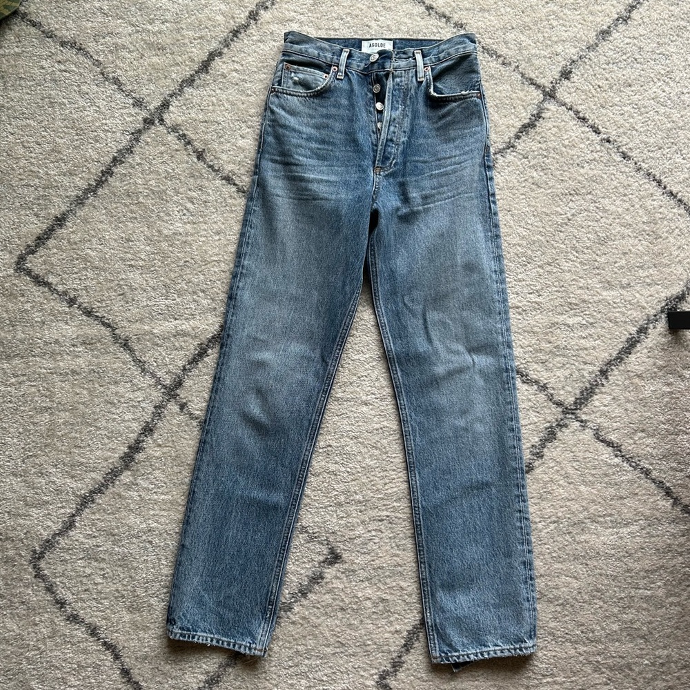 90s Pinch Waist Agolde Jeans - Picture 3 of 5